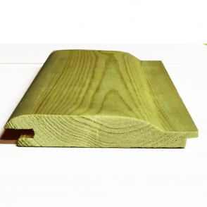 Green Treated Loglap Cladding 25 x 125mm
