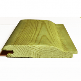 Green Treated Loglap Cladding 25 x 125mm