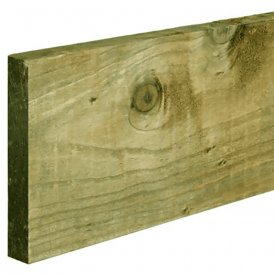 Green Treated Timber Gravel Board 22mm x 150mm