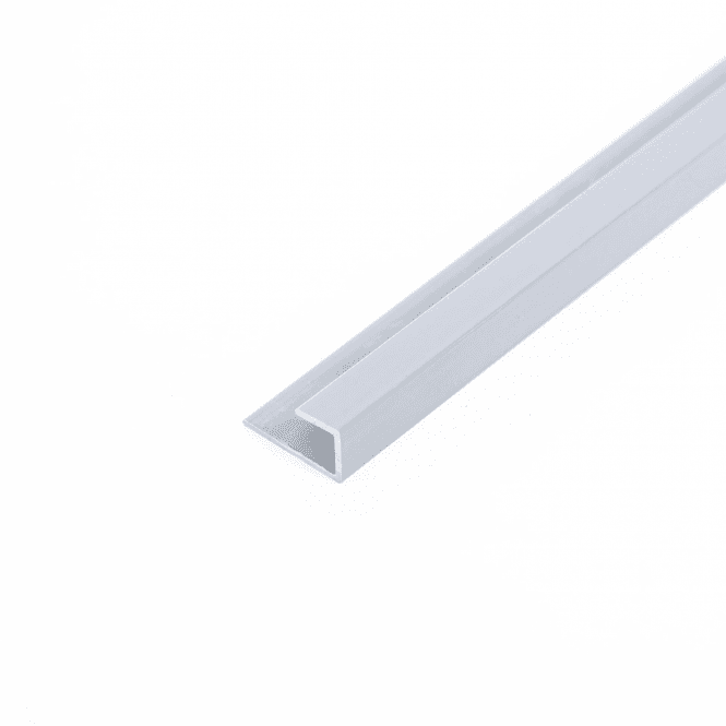 GW Leader Grey - PVC Shower Panel End Cap Trim 2400mm