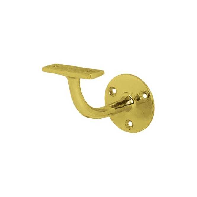 GW Leader Handrail Bracket Polished Brass