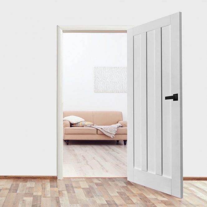 GW Leader Internal White Primed Ashton Door