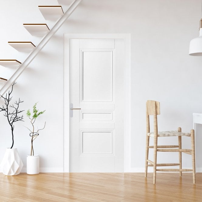 GW Leader Internal White Primed Elegance Henley Door