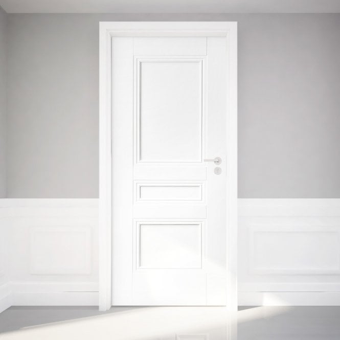 GW Leader Internal White Primed Elegance Henley FD30 Fire Door