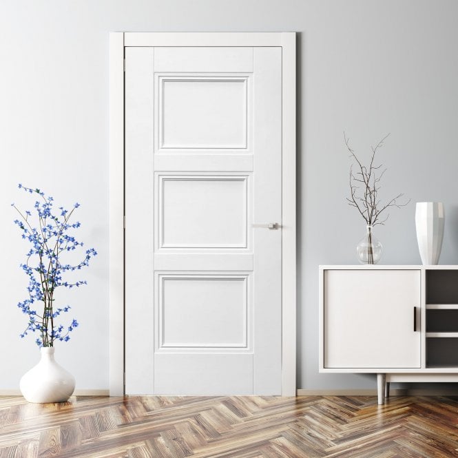 GW Leader Internal White Primed Elegance Ripley FD30 Fire Door