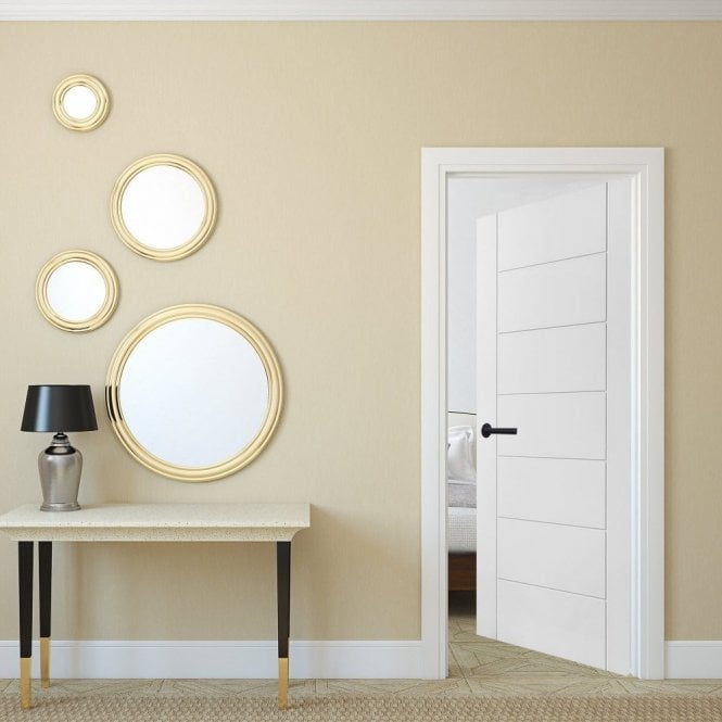 GW Leader Internal White Primed Pedrena FD30 Fire Door