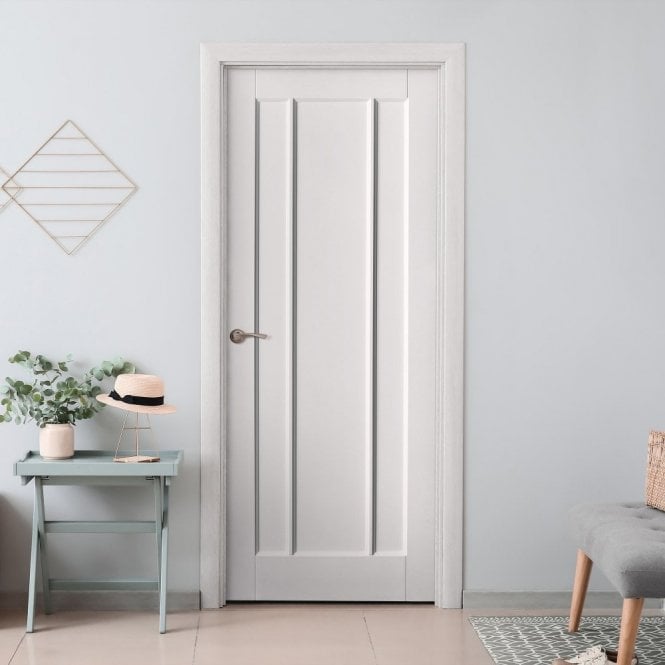 GW Leader Internal White Primed Toledo FD30 Fire Door