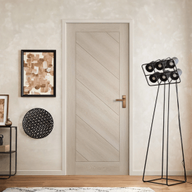 Ivory Pre-finished Internal Endure Laminate Stockholm Door