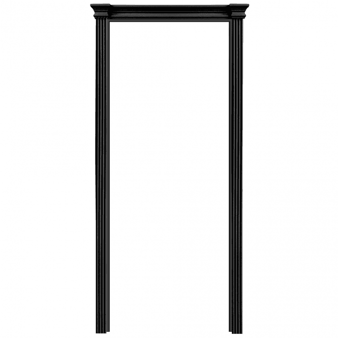 GW Leader Jet Black Internal Fully Finished Sovereign Architrave Set