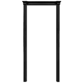 Jet Black Internal Fully Finished Sovereign Architrave Set
