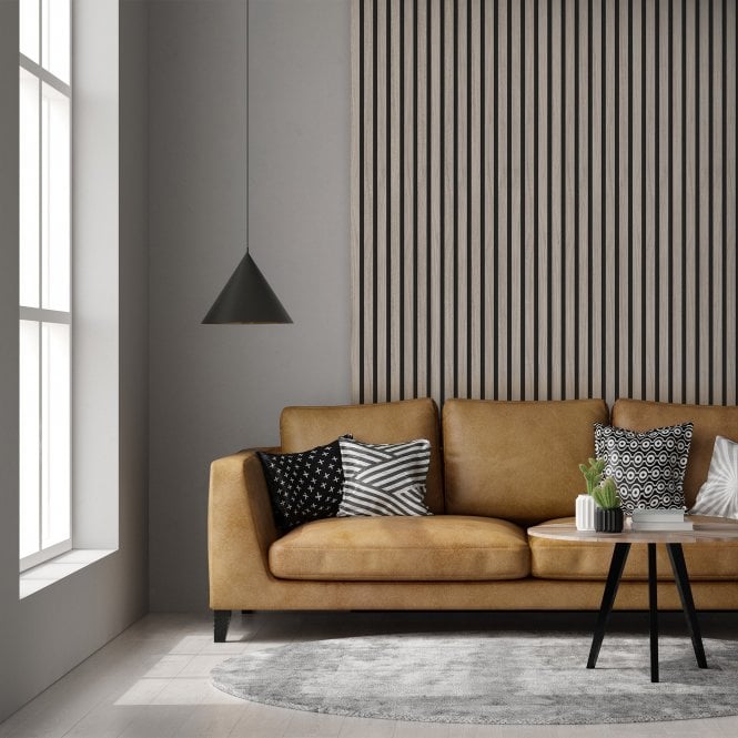 GW Leader Light Grey - Elevation Acoustic Slat Wall Panelling