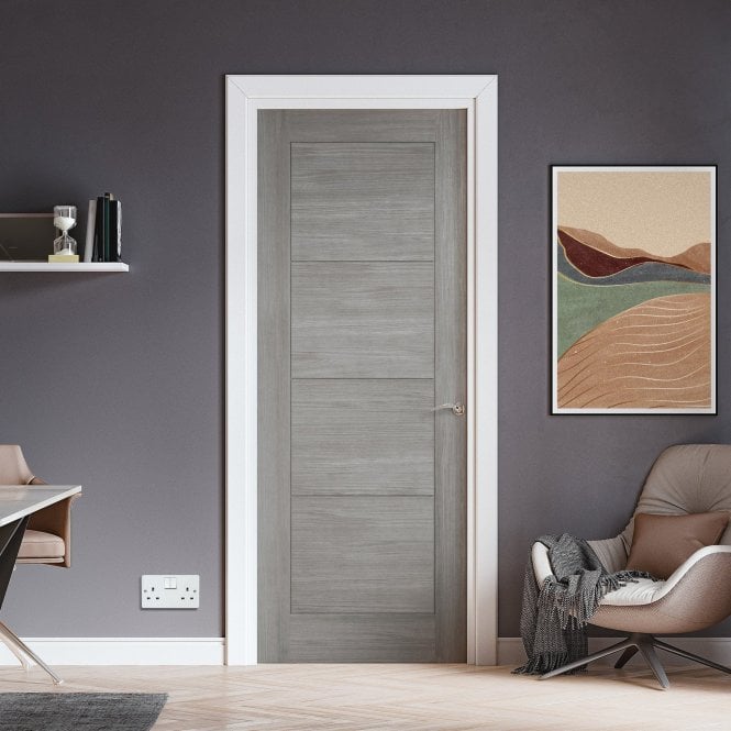 GW Leader Light Grey Pre-finished Internal Endure Laminate Ladder Door
