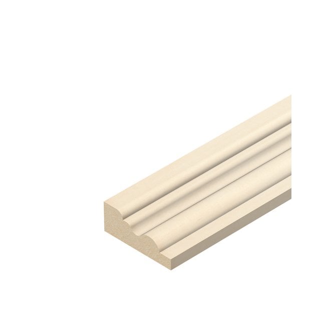 GW Leader Light Hardwood Barrel Moulding 21mm x 9mm x 2400mm (Slight Seconds)