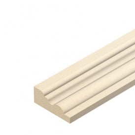Light Hardwood Barrel Moulding 21mm x 9mm x 2400mm (Slight Seconds)