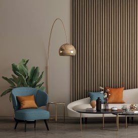 Light Walnut - Elevation Acoustic Slat Wall Half Panel
