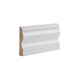 MDF 18mm x 100mm Pre-Primed Victorian Skirting Board / Architrave