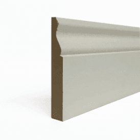 MDF 18mm x 169mm Pre-Primed Ogee Skirting Board