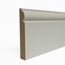 MDF 18mm x 219mm Pre-Primed Torus Skirting Board