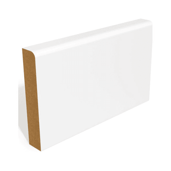 GW Leader MDF 18mm x 44mm Pre-Primed Pencil Round Edge Skirting Board