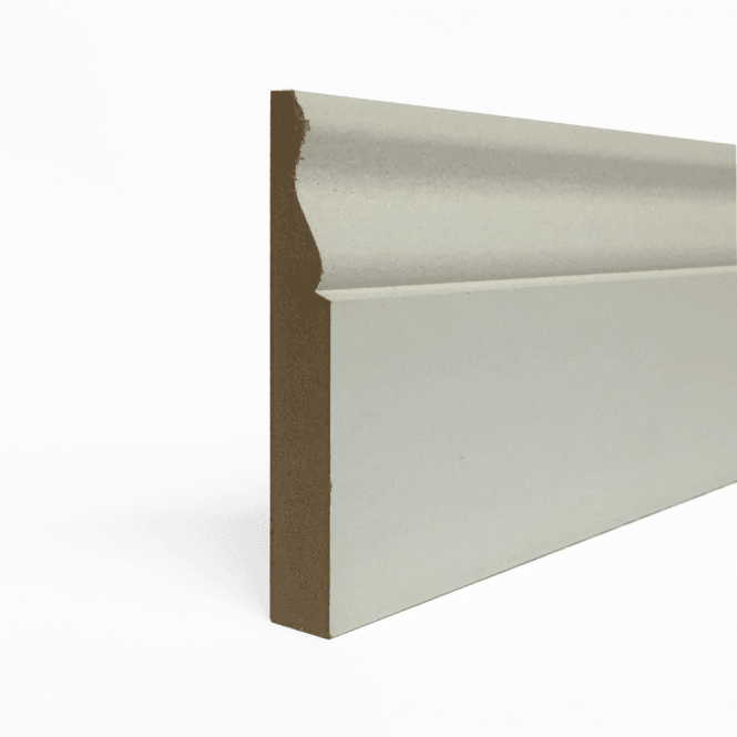 GW Leader MDF 18mm x 69mm Pre-Primed Ogee Architrave/Skirting Board