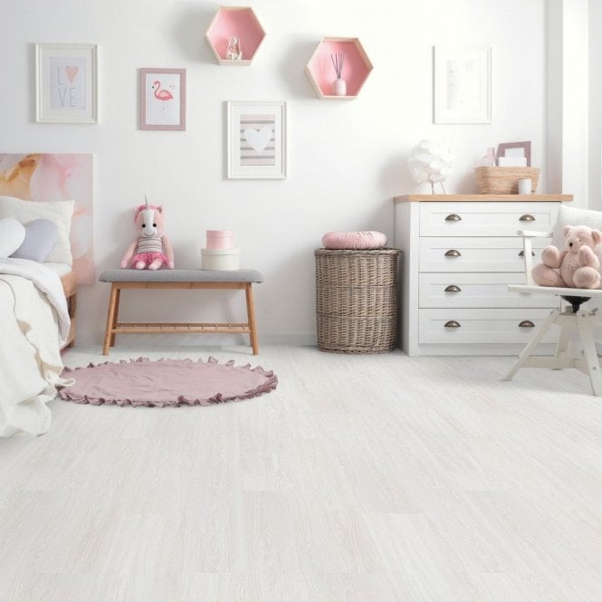 GW Leader Misty White - Lifestyle 5mm Luxury Rigid Vinyl Flooring