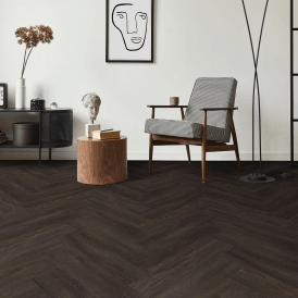 Mountain Grey - Lifestyle Herringbone 5.5mm Luxury Rigid Vinyl Flooring