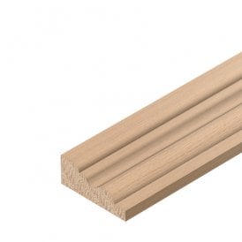 Oak Barrel Moulding 21mm x 9mm x 2400mm