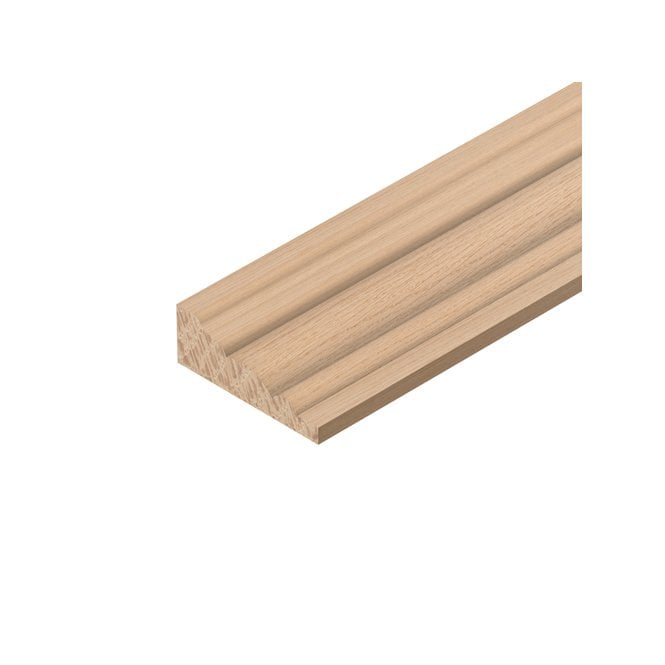GW Leader Oak Barrel Moulding 34mm x 12mm x 2400mm