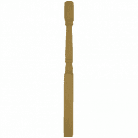 Oak Colonial Newel Post with Ball Cap 1500mm