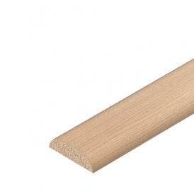 Oak D Shape Moulding 18mm x 6mm x 2400mm
