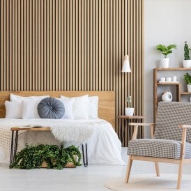 Oak - Elevation Acoustic Slat Wall Panelling