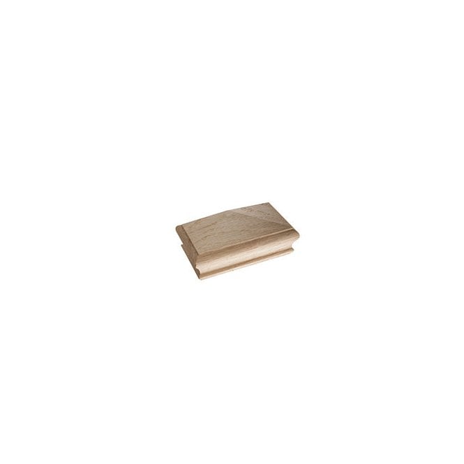 GW Leader Oak Newel Post Pyramid Half Cap