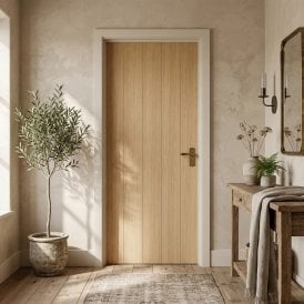 Oak Pre-finished Internal Cottage Laminate Door