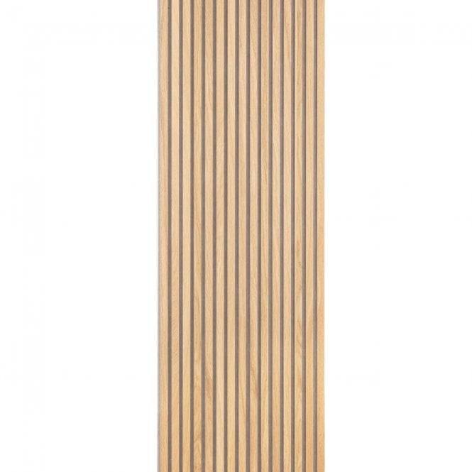 GW Leader  Oak Veneered MDF Wall Panel Strips 2440mm x 30mm x 18mm 