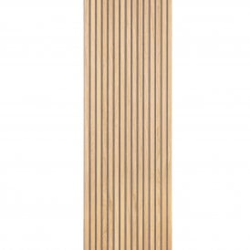  Oak Veneered MDF Wall Panel Strips 2440mm x 30mm x 18mm 
