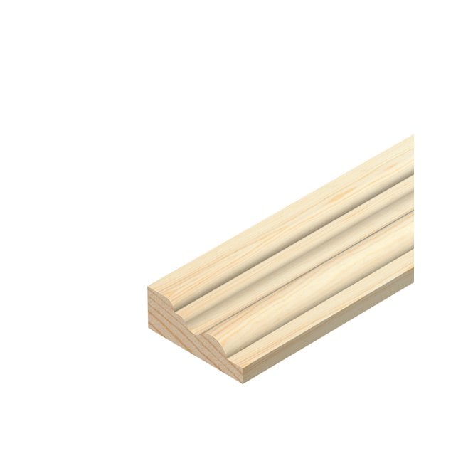GW Leader Pine Barrel Moulding 21mm x 9mm x 2400mm