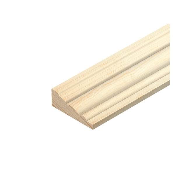 GW Leader Pine Barrel Moulding 34mm x 12mm x 2400mm