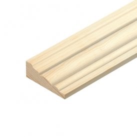Pine Barrel Moulding 34mm x 12mm x 2400mm