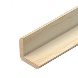 Pine Cushion Corner Mouldings 18mm x 18mm x 2400mm