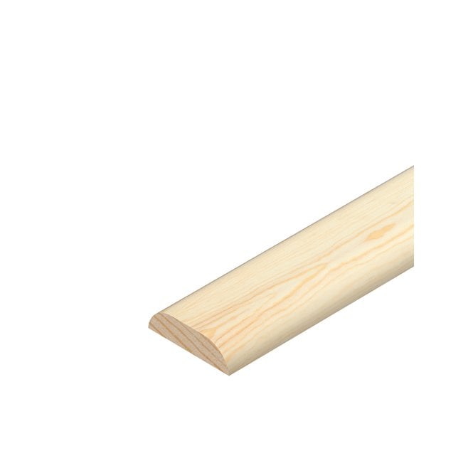 GW Leader Pine D Shape Moulding 25mm x 6mm x 2400mm
