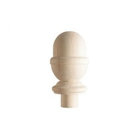 Pine Newel Post Acorn Cap