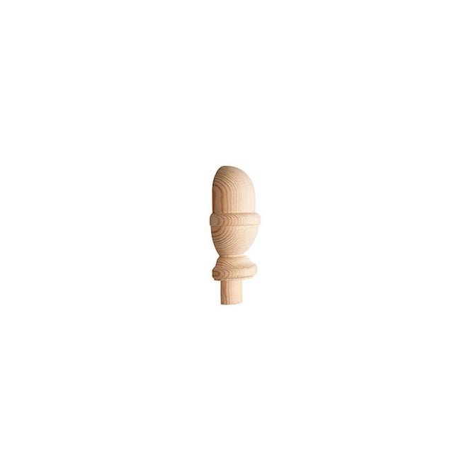 GW Leader Pine Newel Post Acorn Half Cap