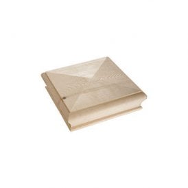 Pine Newel Post Pyramid Cap