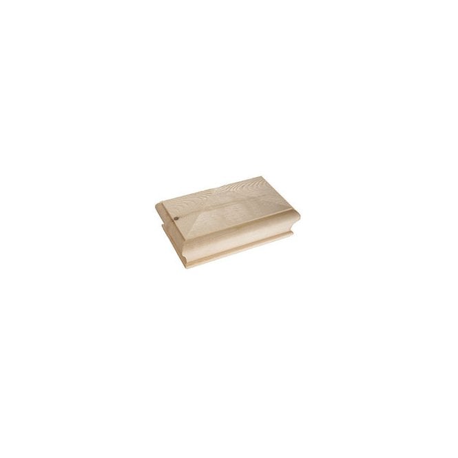 GW Leader Pine Newel Post Pyramid Half Cap