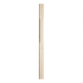 Pine Stop Chamfered Half Newel Post with Pyramid Cap 1500mm
