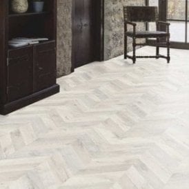 Premier Floor Chevron Parquet 8mm Scandi Oak Laminate Flooring