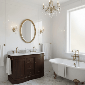 PVC Gloss Shower Wall Panel - White (SP1)