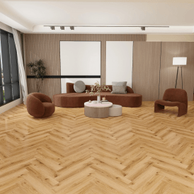Rustic Oak - Lifestyle Herringbone 5.5mm Luxury Rigid Vinyl Flooring