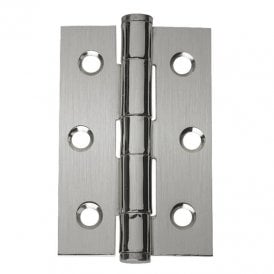 Steel Fixed Pin Button Tipped Strong Hinge - Pack of 10 Pairs
