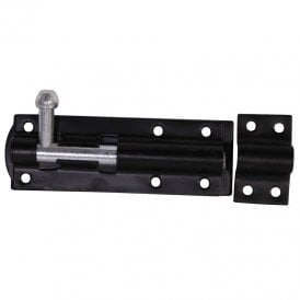 Tower Bolt 4" / 100mm Black